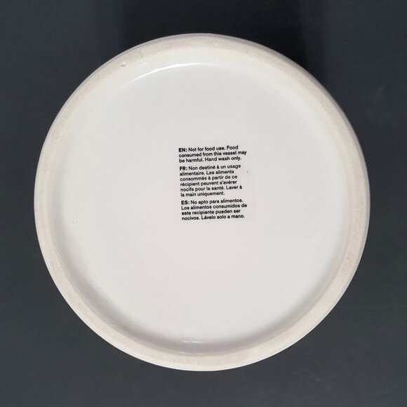 NEW RARE Pottery Barn Forest Gnome Utensil Crock NIB - Picture 7 of 7